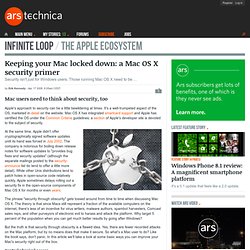 Keeping your Mac locked down: a Mac OS X security primer: Page 1
