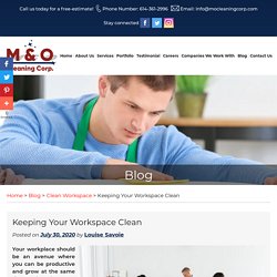 Keeping Your Workspace Clean
