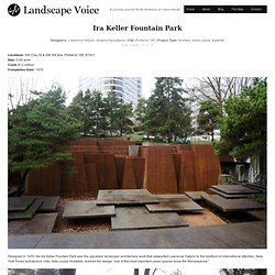 Ira Keller Fountain Park – Landscape Voice