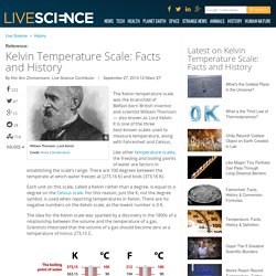 Kelvin Temperature Scale: Facts and History