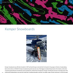 Kemper Snowboards