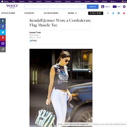 Kendall Jenner Wore a Confederate Flag Muscle Tee