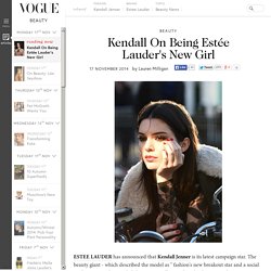 Kendall Jenner Estee Lauder Campaign Face