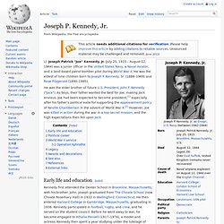 Joseph P. Kennedy, Jr.