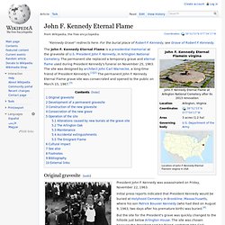 John F. Kennedy Eternal Flame