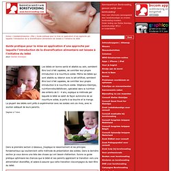 kenniscentrum voor borstvoeding - BLW - Guide pratique pour la mise en application d'une approche par laquelle l'introduction de la diversification alimentaire est laissée à l'initiative du bébé