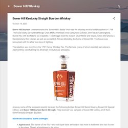 Bower Hill Kentucky Straight Bourbon Whiskey