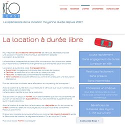 L'Offre de Kéolease- Le Spécialiste de la Location Moyenne Durée