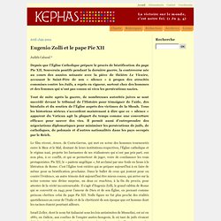 Kephas - Eugenio Zolli et le pape Pie XII