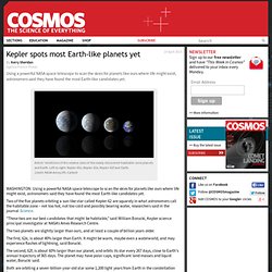 Kepler spots most Earth-like planets yet