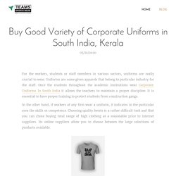 Corporate Uniforms In South India