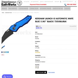 Kershaw Launch 10 Automatic Knife Blue l 7350BLUBLK l Perry Knife..