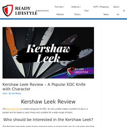 Kershaw Leek Review - A Popular EDC Knife with Character