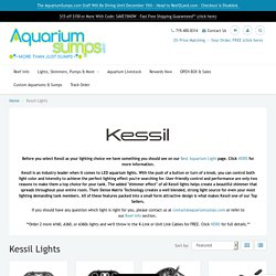 Kessil LED Aquarium Lights Lighting