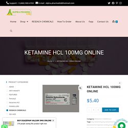 KETAMINE HCL 100MG ONLINE