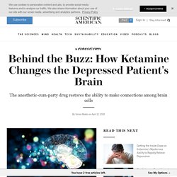 Behind the Buzz: How Ketamine Changes the Depressed Patient's Brain