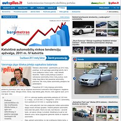 Ketvirtinė automobilių rinkos tendencijų apžvalga, 2011 m. IV ketvirtis