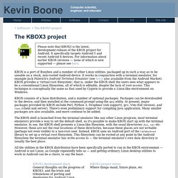 Kevin Boone's Web site