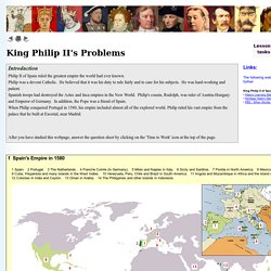 King Philip II Spain biography