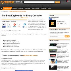 The Best Keyboards for Every Occasion - CPUs, Boards &amp; Compo