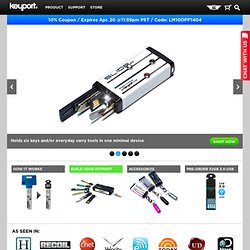 Replace Your Keychain w/Technology, Convenience, & Style - Keyport Slide and Blades