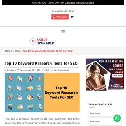 Keyword Research Tools - Top 10 for SEO for Beginners