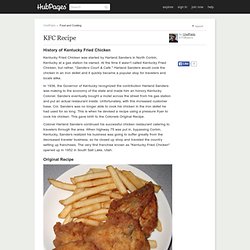 KFC Recipe