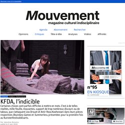 Mouvement.net - KFDA, l'indicible