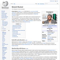 Khaled Mashal