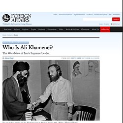 Who Is Ali Khamenei?