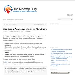 The Khan Academy Finance Mindmap