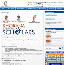 Khorana Program