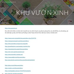 KHUVUONXINHKVX
