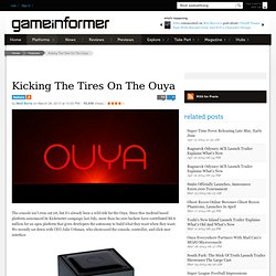 Kicking The Tires On The Ouya - Features
