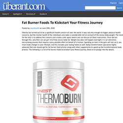 Fat Burner Foods To Kickstart Your Fitness Journey