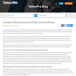 Kickstart 2020 with powerful Tattoo Studio Software – Tattoopro Blog