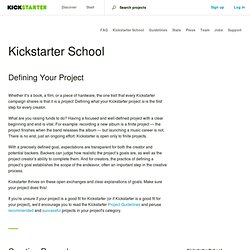 Creating Rewards - Kickstarter School