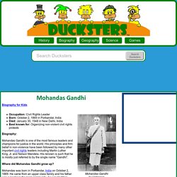 Kid's Biography: Mohandas Gandhi