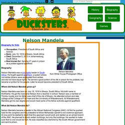 Biography: Nelson Mandela