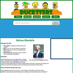 Kid's Biography: Nelson Mandela