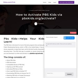 PBS Kids Device Activation