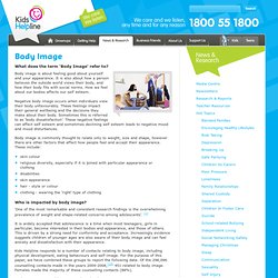 Kids Helpline - Body Image