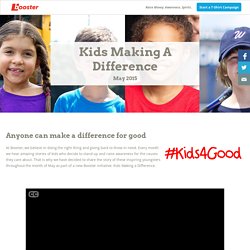 Kids Making a Difference - Booster