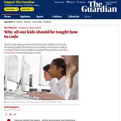 Why all our kids should be taught how to code
