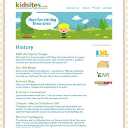 Great Sites for Kids - History Sites