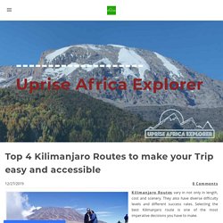 Top 4 Kilimanjaro Routes to make your Trip easy and accessible - Acquire
