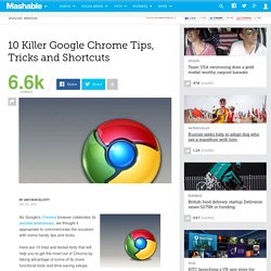 10 Killer Google Chrome Tips, Tricks and Shortcuts