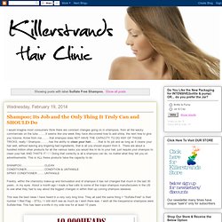 Killer Strands Hair Clinic: Sulfate Free Shampoo