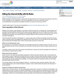 Killing the Internet Softly with Its Rules