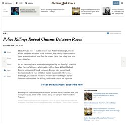 Police Killings Reveal Chasms Between Races